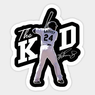 Ken Griffey Jr The Kid Basketball Legend Signature Vintage Retro 80s 90s Bootleg Rap Style Sticker